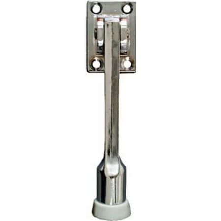 Greengrass N184-234 5 in. Kick Down Door Stop; Chrome GR577774